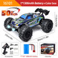 1:16 70KM/H Or 50KM/H 4WD RC Car With LED Remote Control Cars High Speed Drift