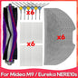 Compatible For ( Midea M9 / Eureka E20 Plus / NERE10s E10S / Obode A8 ) Spare Parts Accessories Main Side Brush Filter Mop Cloth