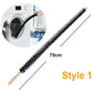 Flexible Long Pipeline Cleaning Brush Reusable Pipework Brush with Handle Dryer Vent Cleaning Kit for Bathroom Toilet Kitchen