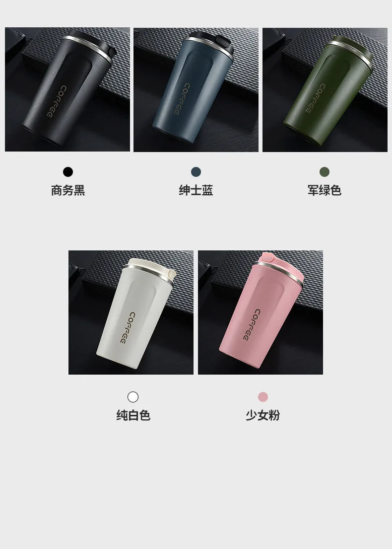 Stainless Steel Insulated Thermos Coffee Cup