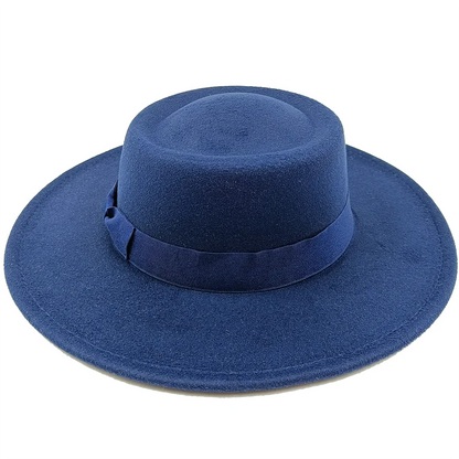 Sombrero Raised Top Fedora Hat 2023 New European and American Fedora Hat Jazz