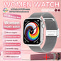 2025 AI Diagnosis NFC Smart Watch Women 1.85 inch AMOLED Blood pressure Heart