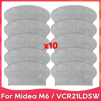 Compatible For ( Midea M6 / VCR21LDSW / Eureka NER600 ) Robot Vacuum Cleaner Part Roller Mian Side Brush Mop Filter Accessory