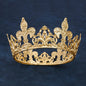 Retro Court Royal Crowns Queen King Pageant Prom Tiara Diadem Hair Ornaments