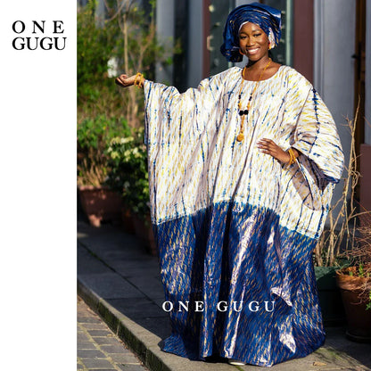 Perfumed First Quality African Dashiki Basin Dress Unique Cuff Design Nigerian Print Bazin RicheWedding Party Boubou Robe