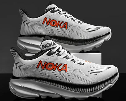 Marathon Carbon Plate Air Cushion Men Sports Running Shoes Breathable Lightweight Women's Comfortable Athletic Nonskid Sneakers