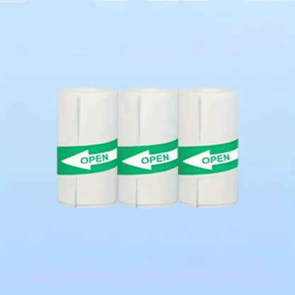 10Pcs Mini Printer Paper For peripage Self Adhesive Thermal Paper Printable Sticker Paper for Pocket Thermal Printer