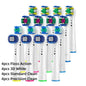 16/20PCS Brush Head nozzles for Oral B Electric Toothbrush Replacement Head Refill Sensitive Floss Cross Action for Oralb