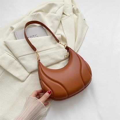 Hot Selling Maillard-Style Retro Small Bag Spicy Girl Y2K Wasteland-style Vintage Leather Shoulder Armpit Bag 2025