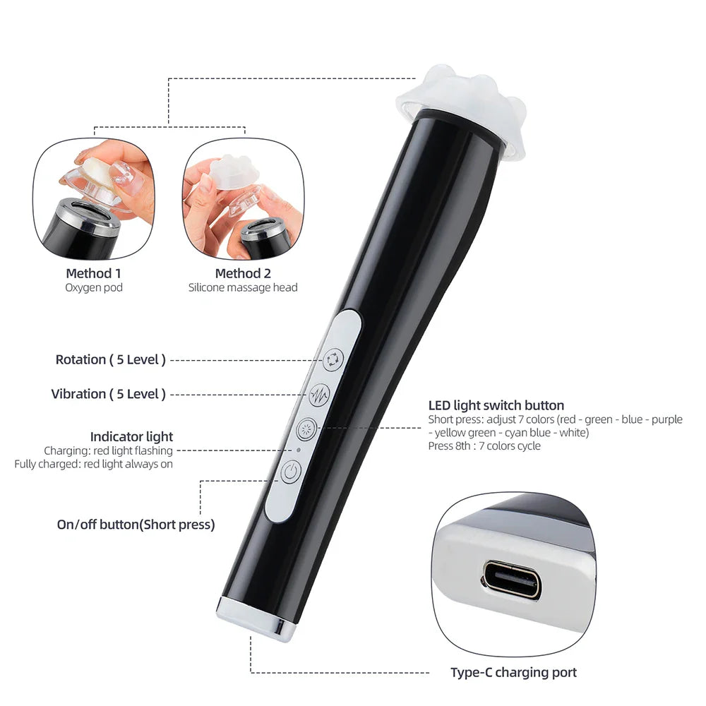 Glam Pod For Aqua Facial Machine CO2 Pods For Bubble Facial Beauty Machine Revive Pods co2 Capsule Gels Facial SPA Skin Clean