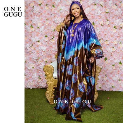 Unique Perfumed First Quality African Dashiki Basin Dress Nigerian Origianl Printing Bazin Riche Wedding Party Boubou Robe