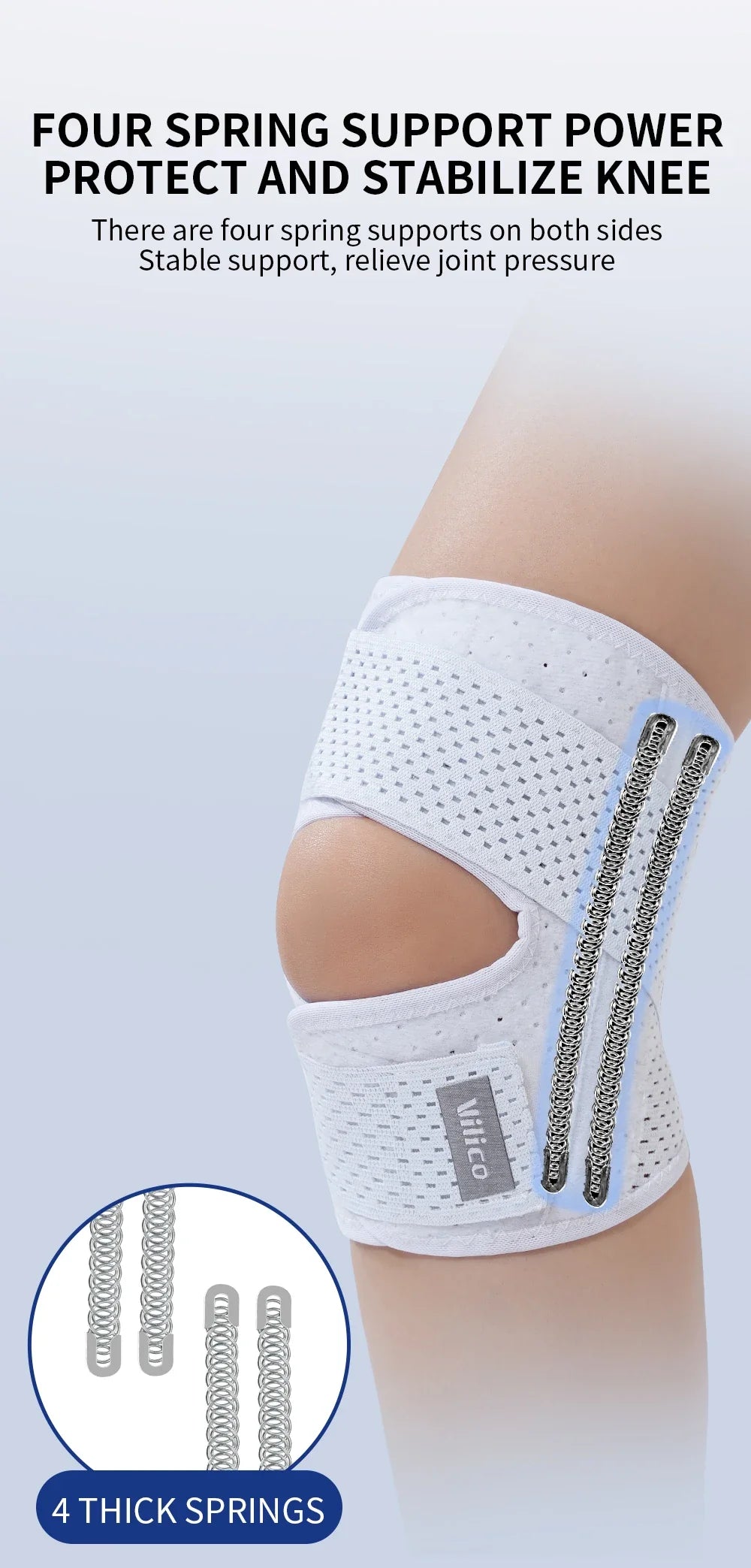 Outdoor Sports Knee Pads Summer Thin Men's and Women's Basketball, Running, Hiking and Other Daily Sports Knee Covers