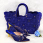 2022 Rivet Style Women Shoes and Bag to Match in Color matching High Quality
