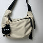 Korean Simplified New Moon Bag Fashionable Design Wheat ear Cross Body Bag Versatile High end Single Shoulder Dumpling Bag