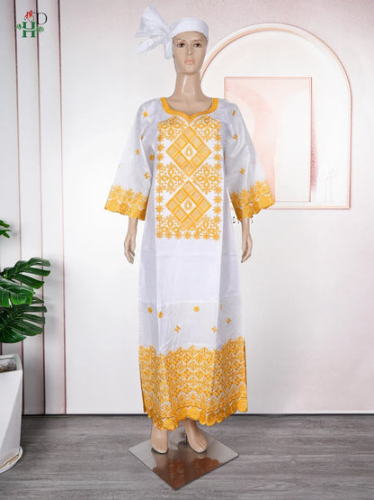 Family Matching African Wedding Outfits For Husband and Wife Bazin Riche Robes Custom Couple Dashiki Set Boy Kid white Dress