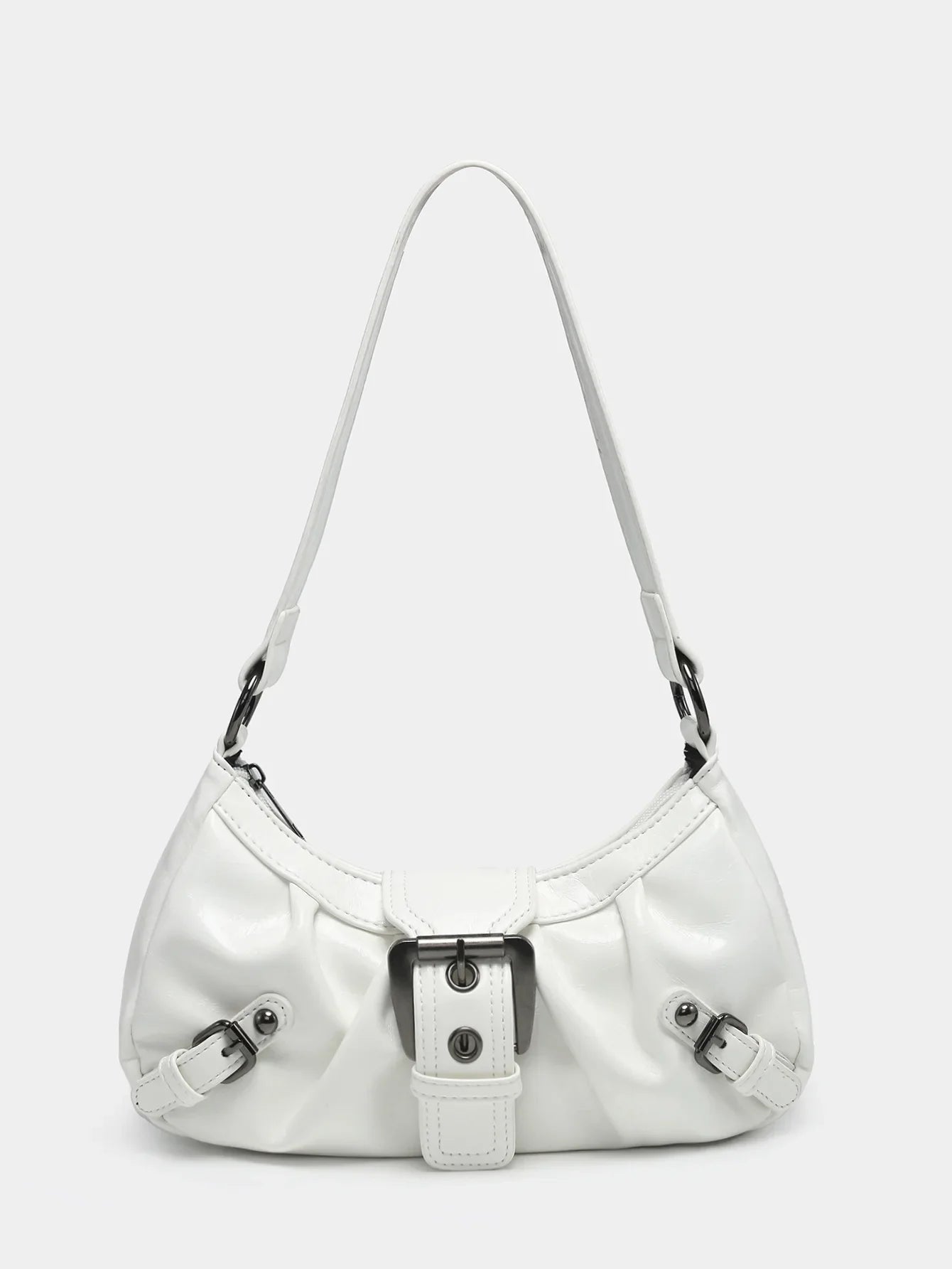 Hot Selling Maillard-Style Retro Small Bag Spicy Girl Y2K Wasteland-style Vintage Leather Shoulder Armpit Bag 2025