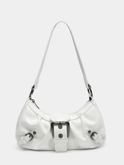 Hot Selling Maillard-Style Retro Small Bag Spicy Girl Y2K Wasteland-style Vintage Leather Shoulder Armpit Bag 2025