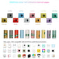 Mini Printer Color Sticker Thermal Paper Label Paper Sticker Photo Papers For PeriPage PAPERANG Poooli 57mm width Photo Printer