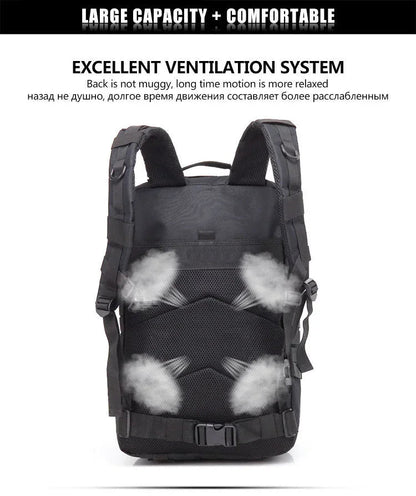 QT&QY 30/50L Tactical Backpacks Man Traveling Bags Survival Outdoor 3P Assault Pack EDC Molle Pack hiking Trekking Hunting Bag