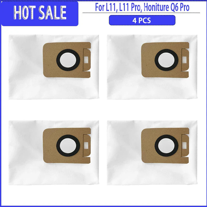 Main Side Brush Filter Mop Dust Bag For Imou L11 /L11 Pro /Honiture Q6 Pro/ Laresar L6 Pro/ Airrobo T10+/Arnagar S8 Pro Parts