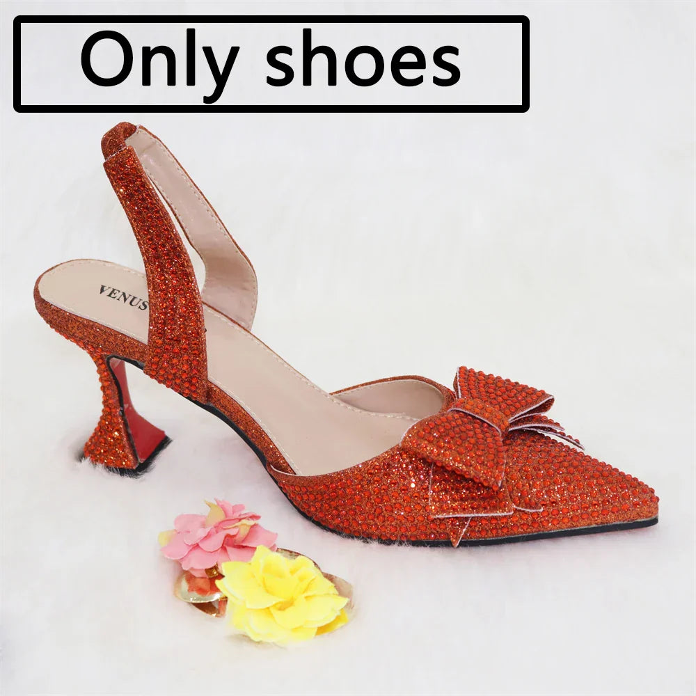 Women's Italian Shoes and Bag Set