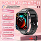 2025 AI Diagnosis NFC Smart Watch Women 1.85 inch AMOLED Blood pressure Heart