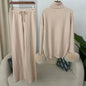 Fashion Autumn Winter Natural Real Fox Fur Cuffs Coat Knitted Sweater Women