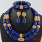 Traditional Nigerian Wedding Artificial Coral Beads Bridal Jewelry Sets African