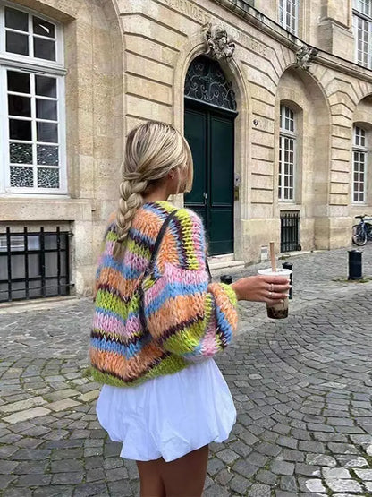 Livia | Playful Knitted Cardigan