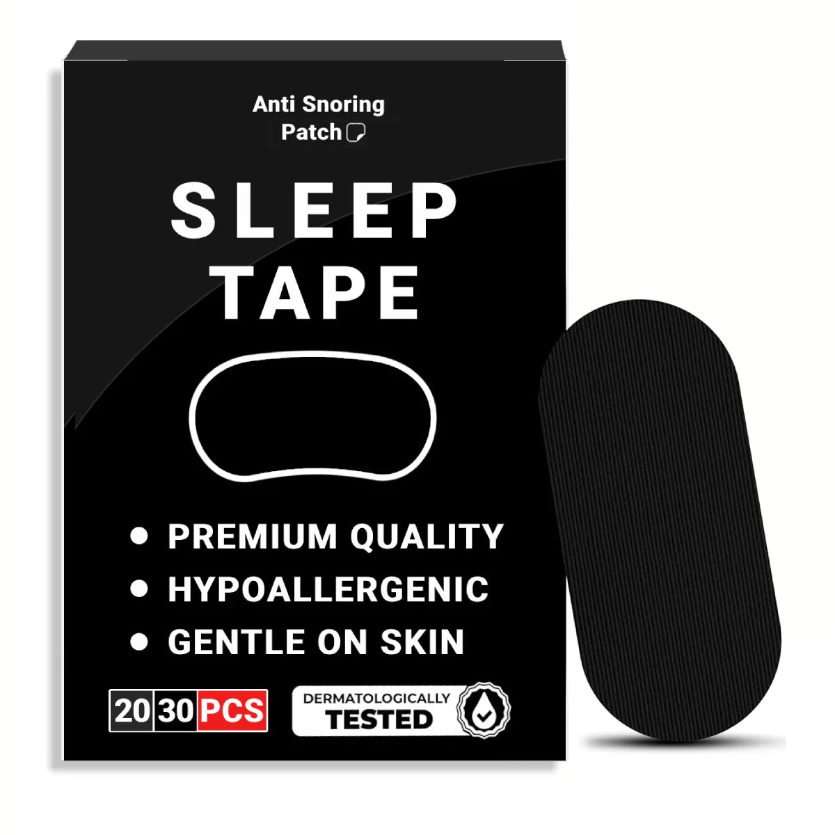 20pcs/30pcs Micropore Tape mouth tape for Pain Free Removal, Hypoallergenic, Latex Free Gentle On Skin Adhesive Cotton Tape