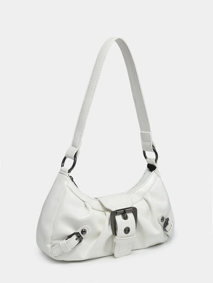 Hot Selling Maillard-Style Retro Small Bag Spicy Girl Y2K Wasteland-style Vintage Leather Shoulder Armpit Bag 2025