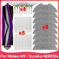 Compatible For ( Midea M9 / Eureka E20 Plus / NERE10s E10S / Obode A8 ) Spare Parts Accessories Main Side Brush Filter Mop Cloth