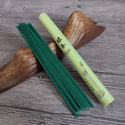 Y 40Pcs Natural Sandalwood Incense Sticks Home Incense Stick Aroma Blessing Ceremony Pray Buddha Incense Lavender Green Tea Rose