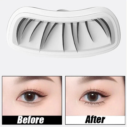Waterproof Lower Eyelash Stamp Set Quick Dry Portable 0.01mm Tip Eye Liner Lower Lash Stamp with Ink False Eyelashes Accessories
