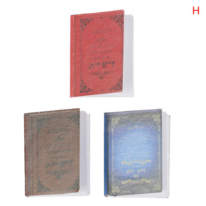 Hot New 10/6/4/3pcs 1/12 Dollhouse Miniature Mini Books Model Furniture Accessories