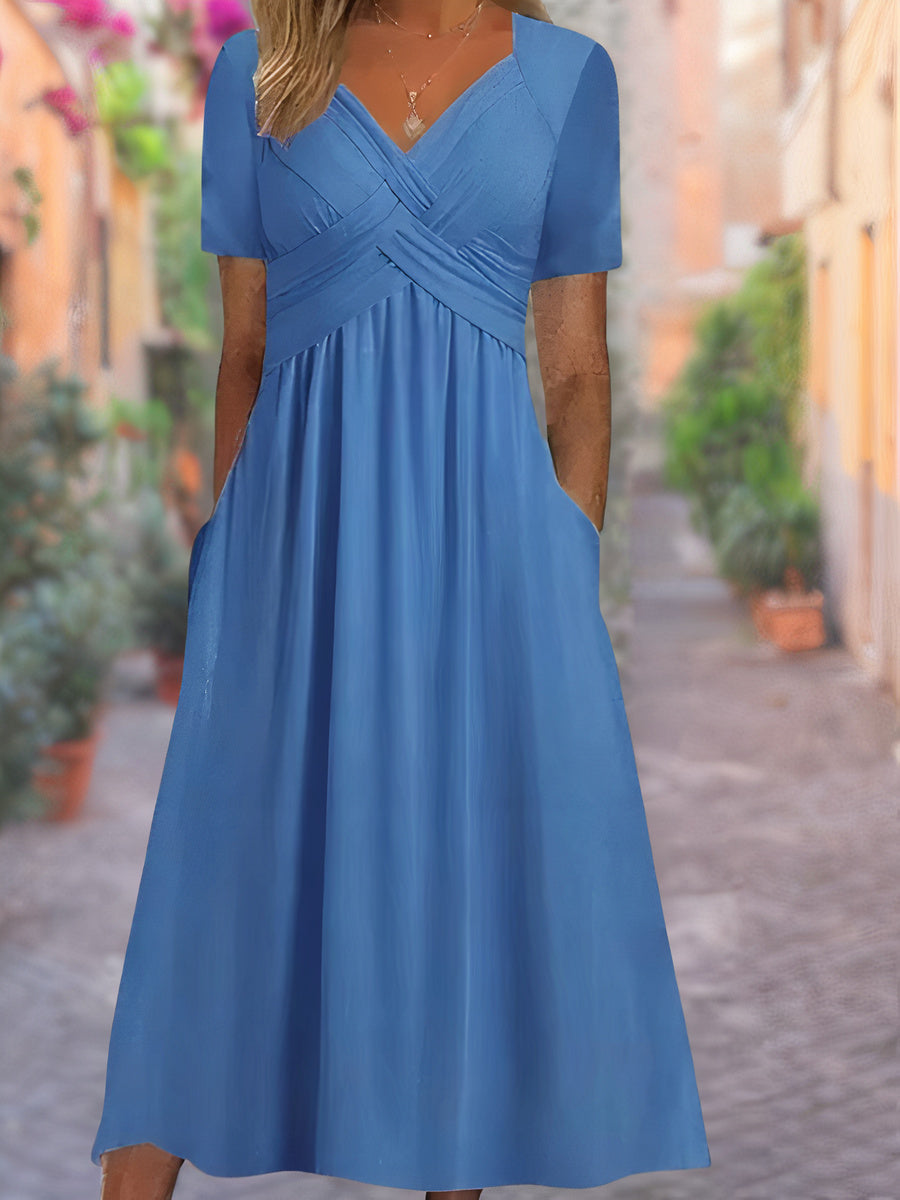 Aria | Comfortable V-Neck Dress