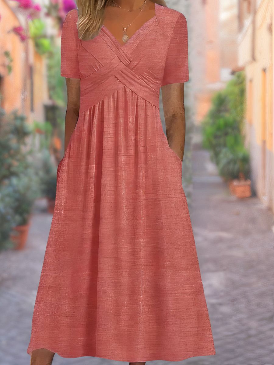 Aria | Comfortable V-Neck Dress