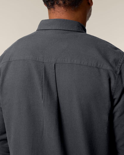 Organic Cotton Oxford Long Sleeve Shirt: Mens