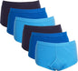 Pack of 6 Men's Cotton Y Front Briefs Comfortable Breathable Underwear with Soft Stretch Waistband Hypoallergenic Durable by Sock Stack