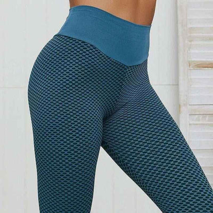 Women Leggings - SVOKOR High Waist Dot Activewear, Seamless Booty Lifting, Ankle-Length