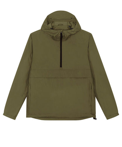 Recycled Polyester Zip Neck Anorak: Unisex