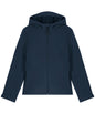 Recyled Polyester Hooded Softshell Jacket: Womens