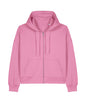 Organic Dropped Shoulder Zipped Hoodie: Womens