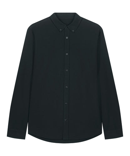 Organic Cotton Oxford Long Sleeve Shirt: Mens
