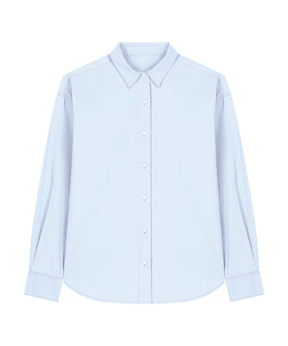 Organic Poplin Long Sleeve Shirt: Mens