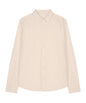 Organic Poplin Long Sleeve Shirt: Womens