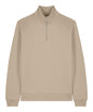 Organic Zip Neck Sweatshirt: Unisex
