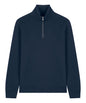 Organic Zip Neck Sweatshirt: Unisex