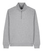 Organic Zip Neck Sweatshirt: Unisex