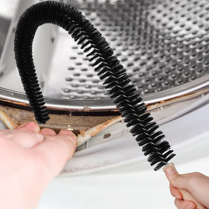 Flexible Long Pipeline Cleaning Brush Reusable Pipework Brush with Handle Dryer Vent Cleaning Kit for Bathroom Toilet Kitchen